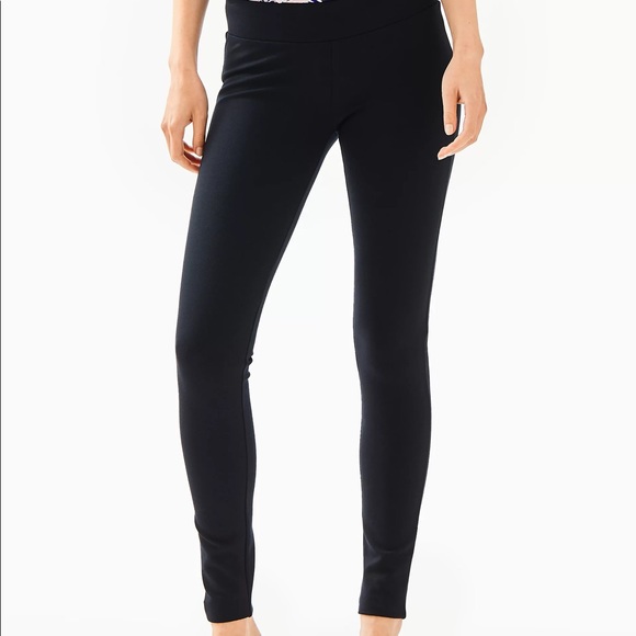 Lilly Pulitzer Mia Black Legging Medium 